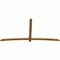 Ekena Millwork Bellingham Rough Sawn Timber Gable Bracket, Western Red Cedar, 108"W x 54"H x 2"D x 4"F, 12/12 Pitch GBW108X54X0204BEL00RWR - alternate 4